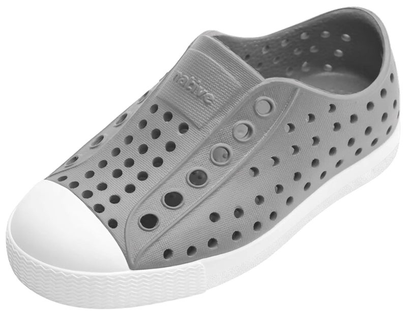 Native Shoes Unisex-Kids Jefferson Sneakers, Pigeon Grey/Shell White, 11 Little Kid